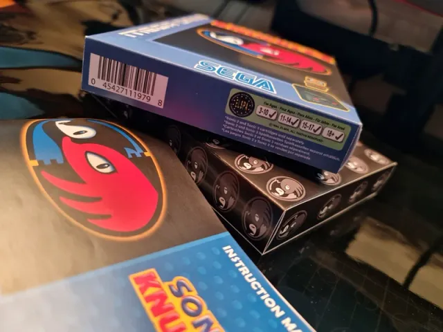 Scatola Sonic&Knuckles Mega Drive SEGA