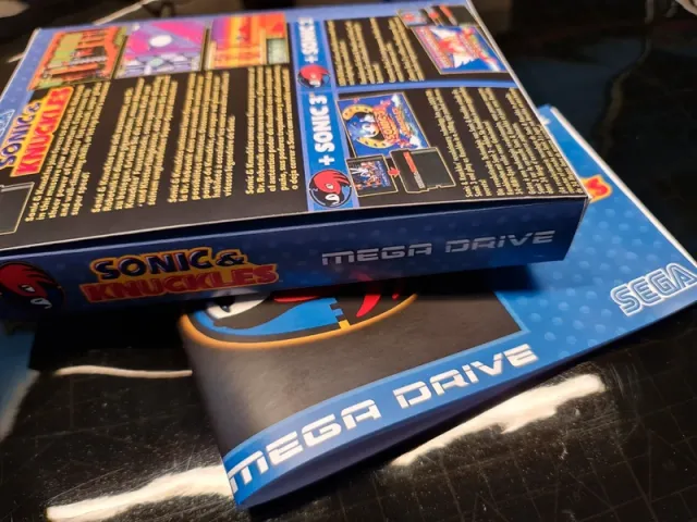Scatola Sonic&Knuckles Mega Drive SEGA