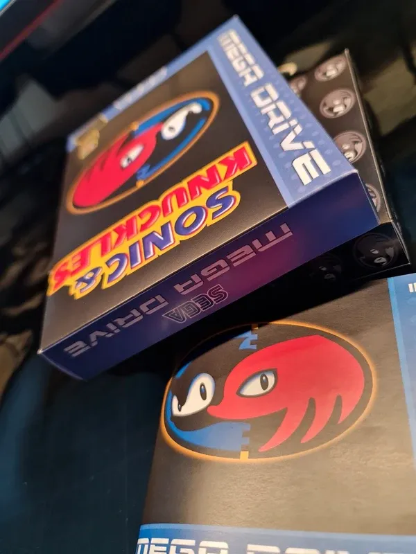 Scatola Sonic&Knuckles Mega Drive SEGA