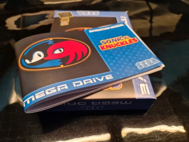 Scatola Sonic&Knuckles Mega Drive SEGA