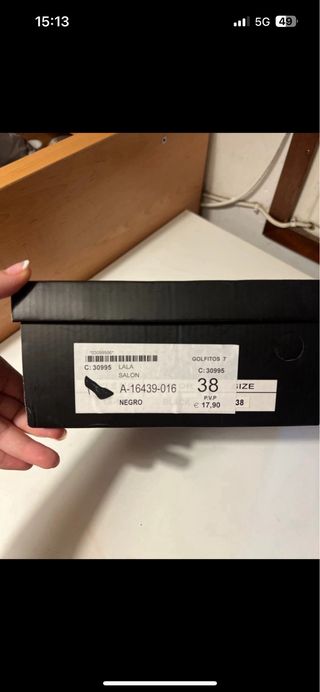 Tacones BUONARROTTI Negros Talla 38