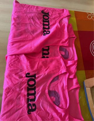 Petos de fútbol Joma rosas