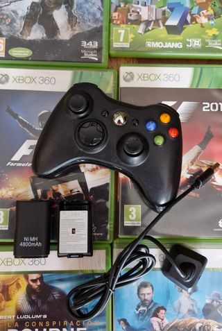 Consola Xbox 360 Slim 4 Gb Go 1 mando y 16 juegos