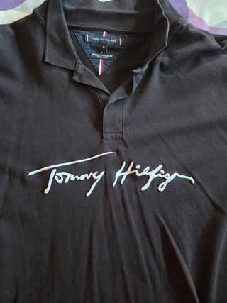 Polo Tommy Hilfiger Negro Talla XL