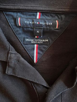 Polo Tommy Hilfiger Negro Talla XL