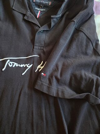 Polo Tommy Hilfiger Negro Talla XL
