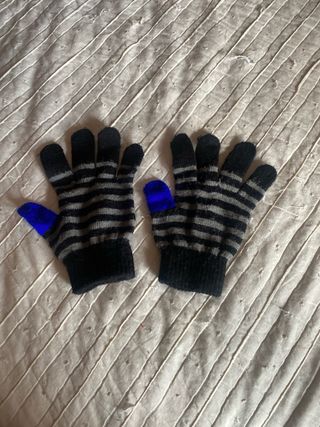Guantes de niño a rayas