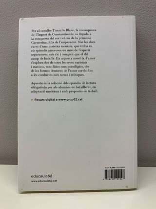 Tirant lo Blanc. Episodis amorosos.