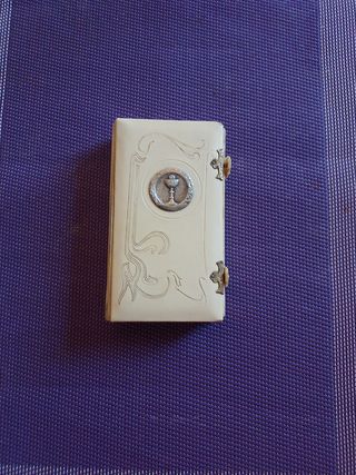 Libro de Comunión Antiguo 1912 tapas marfil.