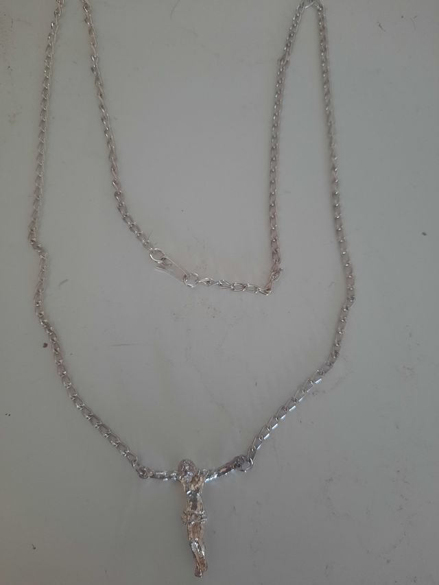 Collar Crucifijo Plata