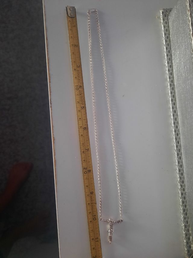 Collar Crucifijo Plata