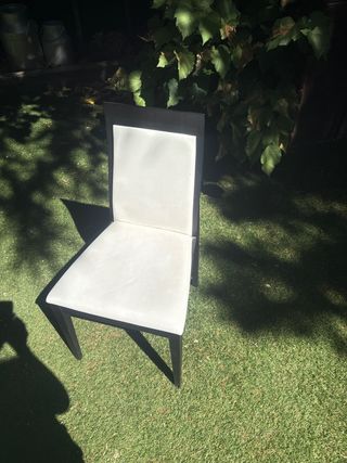 Sillas de comedor blancas y negras súper cómodas