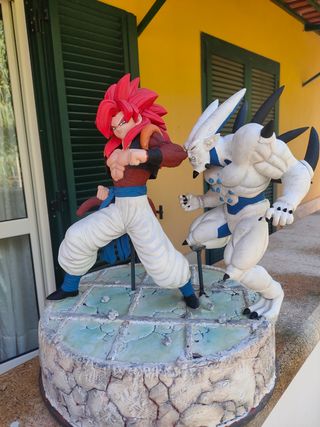 Gogeta SSJ4 vs Omega Shenron Dragonball GT