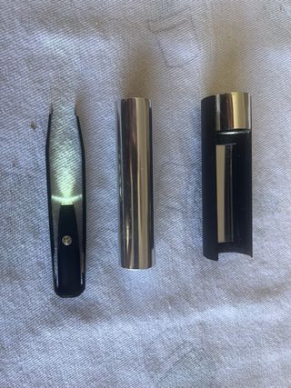 Pinzas de depilar con luz