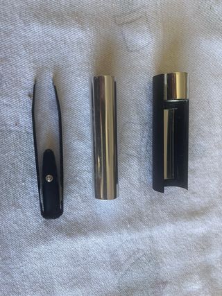 Pinzas de depilar con luz