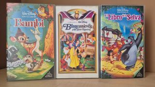 Películas VHS Disney, Warner Bros, Universal