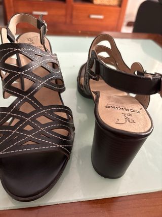Sandalias Dorking by Fluchos negras 
