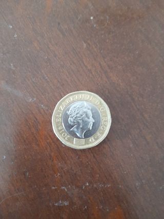 Moneda 1 Libra Esterlina Isabel II