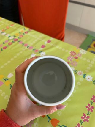 Vaso THUN floreale verde giallo