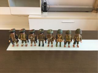 Playmobil Militares 2ª Guerra Mundial 9€unidad
