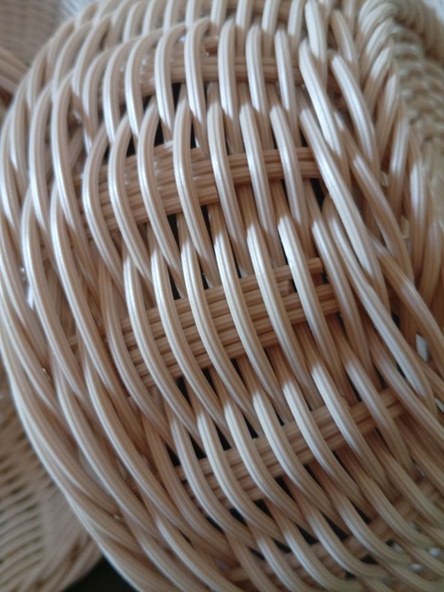 Cestini porta pane bianchi in vimini