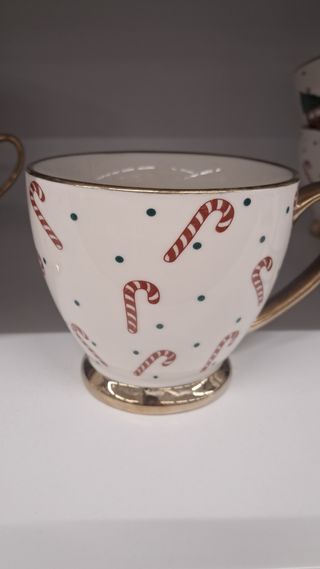 Tazza Mug Porcellana e oro Natale 