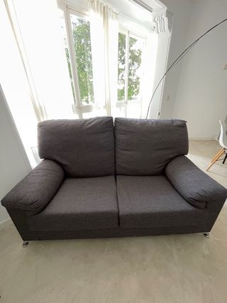 Sofá de 2 plazas gris