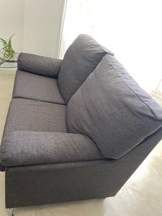 Sofá de 2 plazas gris