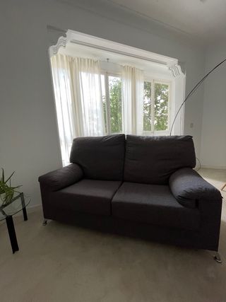 Sofá de 2 plazas gris