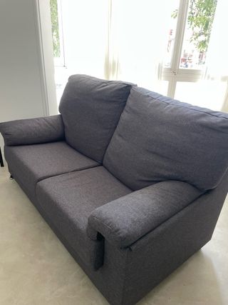 Sofá de 2 plazas gris