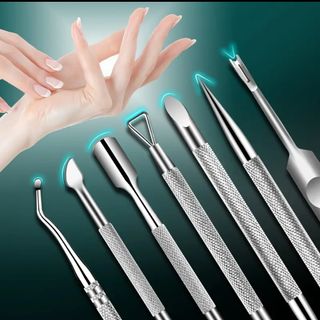 Kit de 5 Piezas Cuidado Pedicura Acero Inoxidable