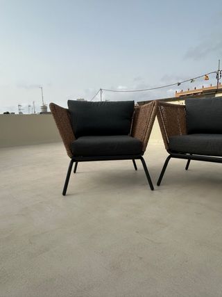 Juego de terraza con mesa
