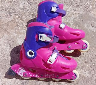 Patines en línea Decathlon Rosas Niña Talla 34-36