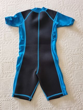 Neopreno niño natación azul y negro