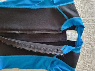 Neopreno niño natación azul y negro