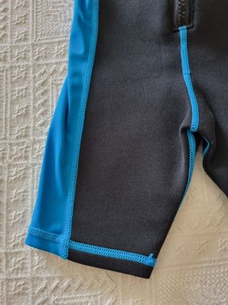 Neopreno niño natación azul y negro