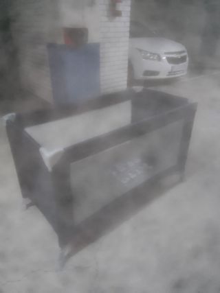 Cuna de viaje plegable
