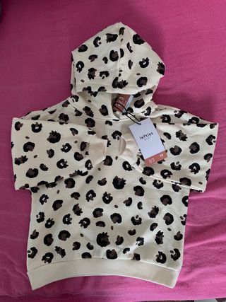 Sudadera Lefties Estampado Leopardo