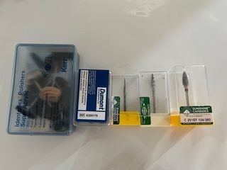 Kit de fresas para prótesis dentales