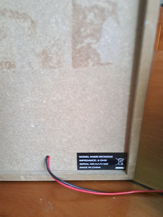 Microcadena Philips MCM2000/12 Plata/Negro