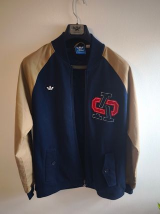Chaqueta Adidas Beige y Azul