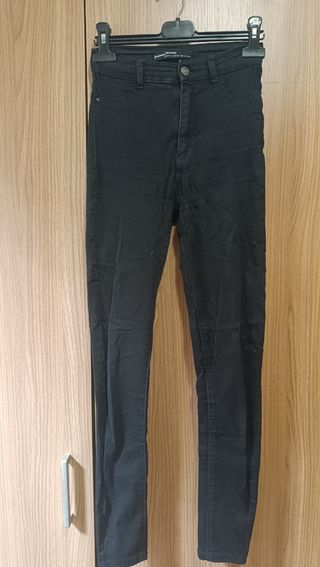 Pantalones Stradivarius Negros Talla XS/34