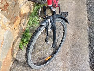 Bicicleta Paseo Btwin Original5 Roja