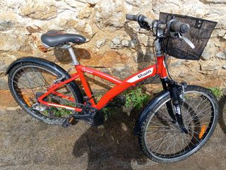 Bicicleta Paseo Btwin Original5 Roja