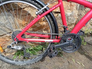 Bicicleta Paseo Btwin Original5 Roja
