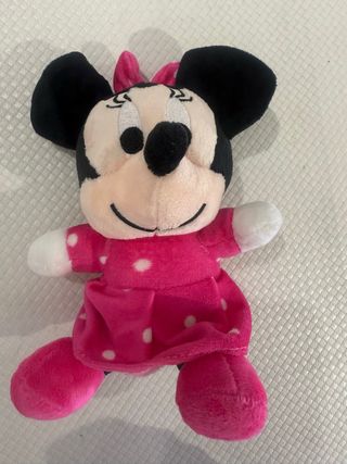 Peluche Minnie Mouse vestito pois rosa