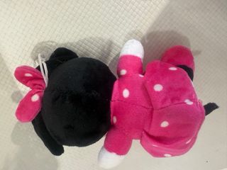Peluche Minnie Mouse vestito pois rosa
