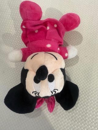 Peluche Minnie Mouse vestito pois rosa