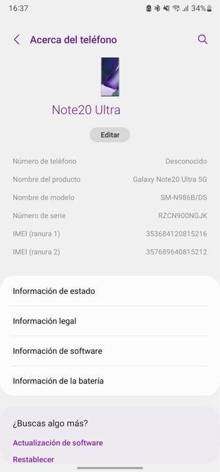 Samsung Note 20 Ultra 5G