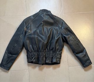 Chaqueta de cuero para moto mujer talla 38 